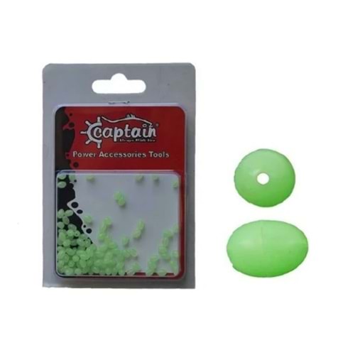 Captain 7612 Boncuk Oval Luminous 100 Lü Paket