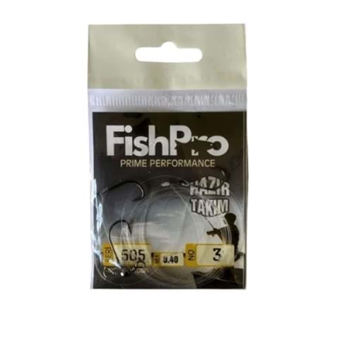 FishPro 3 İğneli Hazır Takım 505 0.40MM (Hırsızlı)
