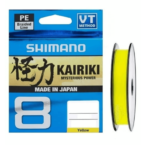 Shimano Kairiki 8 Örgü 150m Yellow İp Misina
