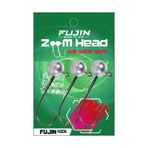 Fujin Zoom Head 2/0 Jig Head