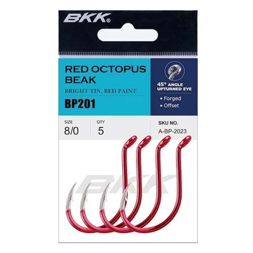 BKK Red Octopus Beak Olta İğnesi