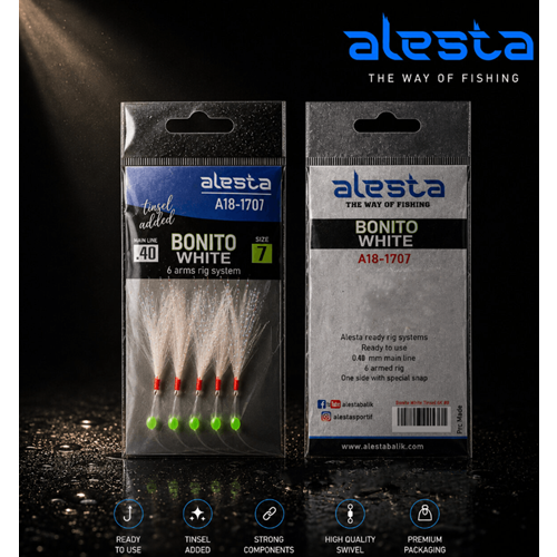 Alesta Bonito White Tinsel Rig X0270 6K Çapari