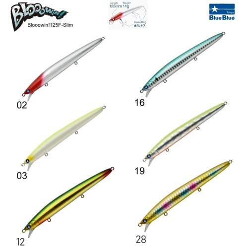 BlueBlue Blooowin 125F 14G Slim Maket Balık