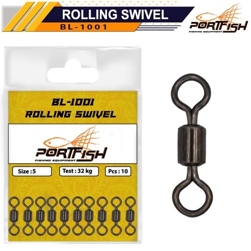 PORTFISH Rollıng Swıvel BL-1001 Halka