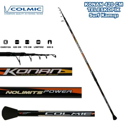 Colmic Konan 420 Cm Kamış Surf kamışı