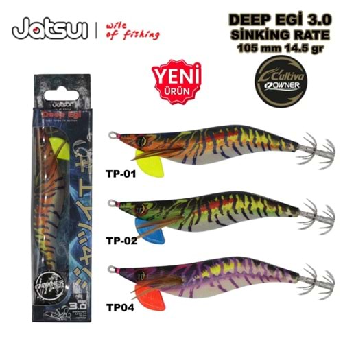 Jatsui Deep Egi The Prawn 3.0 Kalamar Zokası