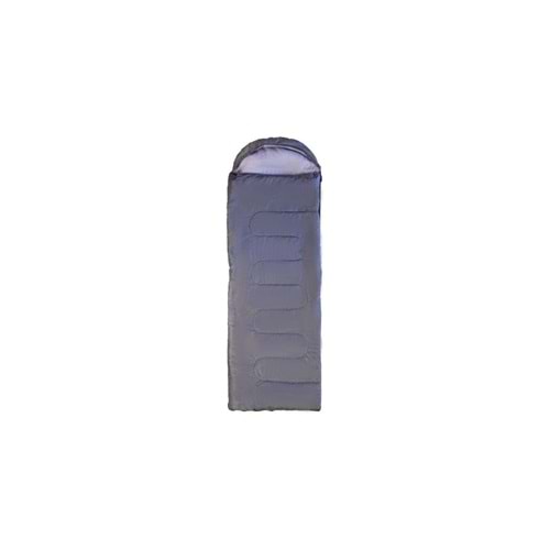 DFT Düz Başlık(190+30cm)x75 Gri 5/15° Uyku Tulumu