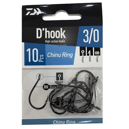 Daiwa Chinu Ring İğne Black Nickel 10ad