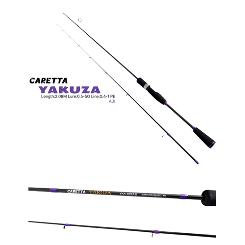Caretta Yakuza Aji 0.5-5g 2.08m 0.4-1 Pe Lrf Olta Kamışı