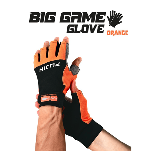 Fujin Pro Angler S24 Big Game Gloves Orange