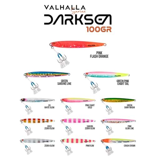 Fujin Valhalla Darksea 100gr Metal Jig Yem
