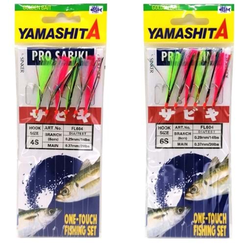 Yamashita Pro Sabiki FL-604 3-5 Çapari