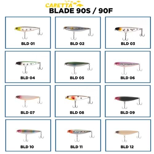 Caretta Blade 90F 9 cm 16 g Maket Yem