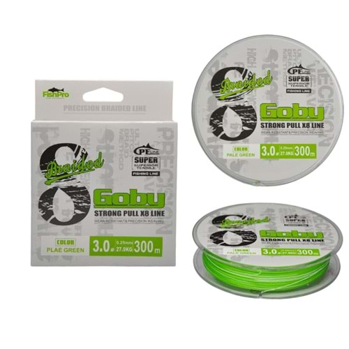 FishPro Goby 300m X8 Pale Green İp Misina