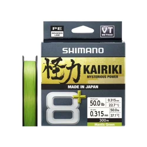Shimano Kairiki 8+ 300m Mantis Green Misina