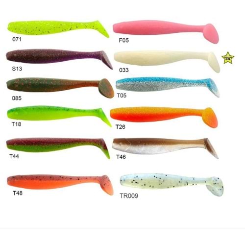 Lucky John LJ Minnow 3.3'' (8.38 cm) 7P Silikon Yem