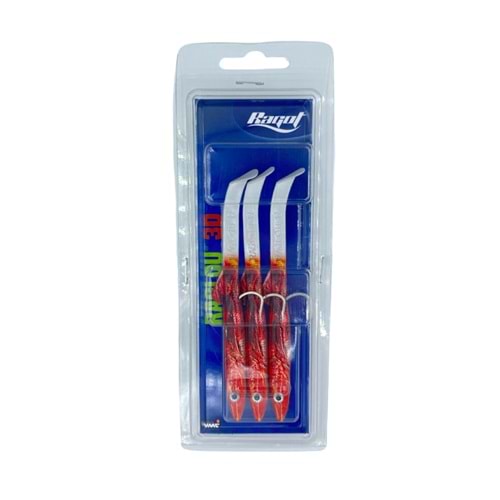 Ragot Raglou 3D 105MM 3lü Silikon Balık