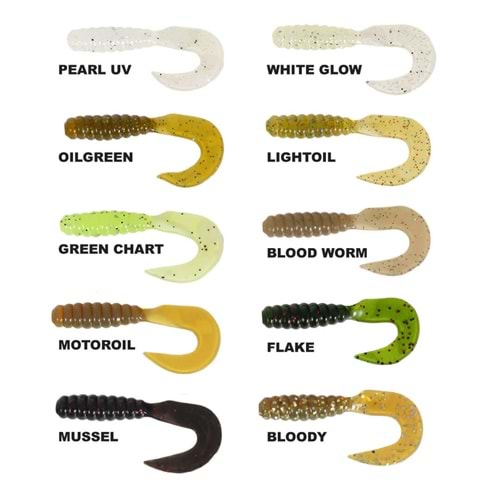 Ryuji Swim Worm 5.5cm Tpr Kokulu Silikon