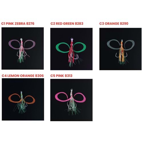Seabor SBR03 Squid Hook Skirt (2 Adet) 2/0 Assist İğnesi