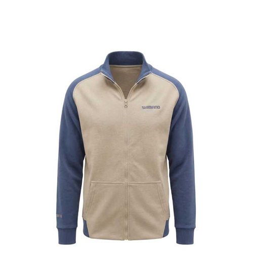 Shimano Zipper Sweatshirt 1 Beige/Indigo