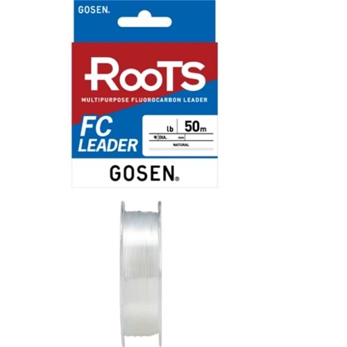 Gosen Roots %100 FC Leader Fluoro Carbon Misina 50mt