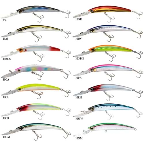Yo-zuri Crystal Minnow Deep Diver Floating Sahte Balığı 9 cm