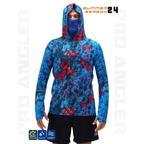 Fujin Pro Angler S24 Buff&Hoodie Reef