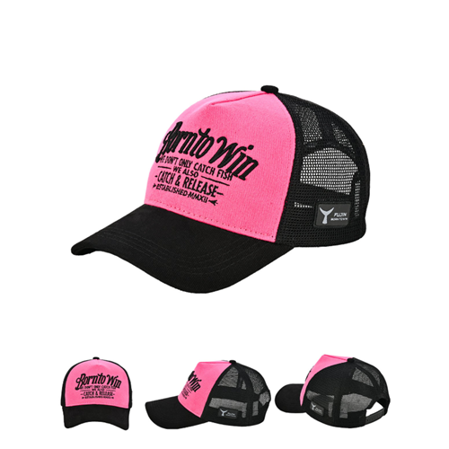 Fujin BTW Trucker Şapka Black Fuchsia