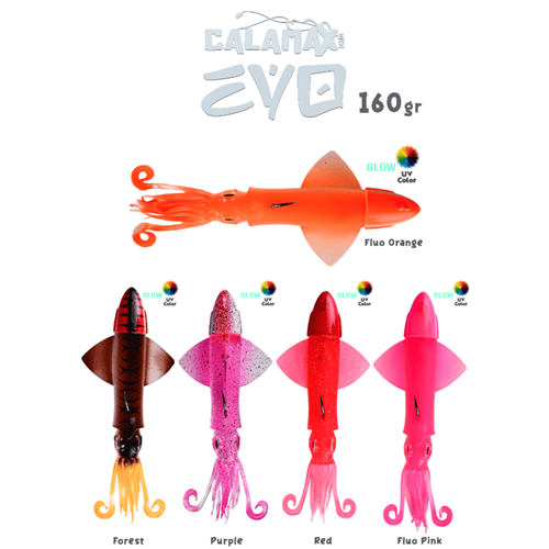 Fujin Calamax EVO 160gr Combo Squid Silikon Yem