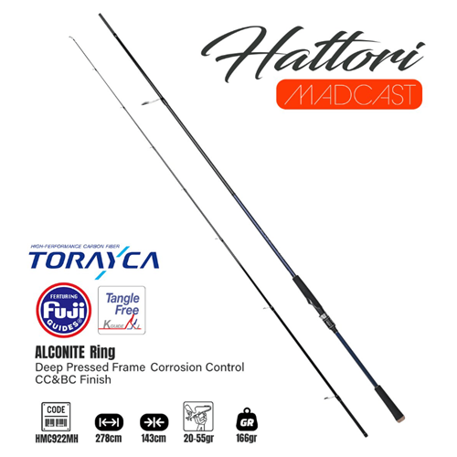 Fujin Madcast 278cm 20-55gr Spin Kamışı