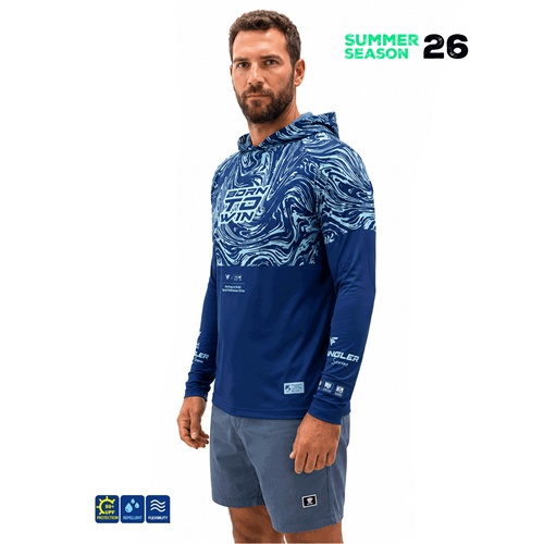 Fujin Pro Angler S26 Hooded Izohips Blue Mint