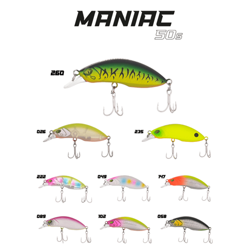 Fujin Maniac 50S 8gr 50mm Maket Balık