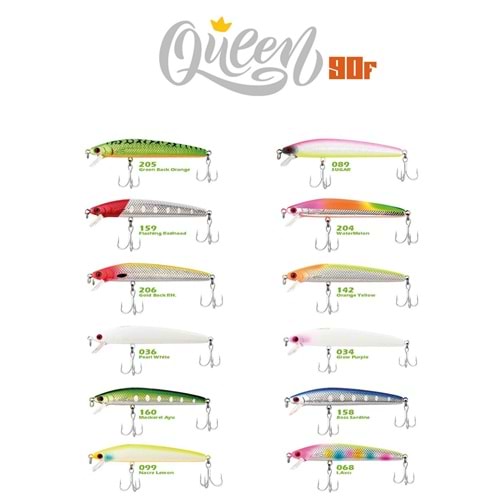 Fujin Queen 90F 90mm Maket Balık