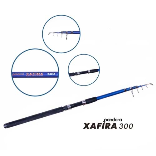 Pandora Balıkçılık Xafira Telescopik Kamış 3.00 Cm 50-100gr