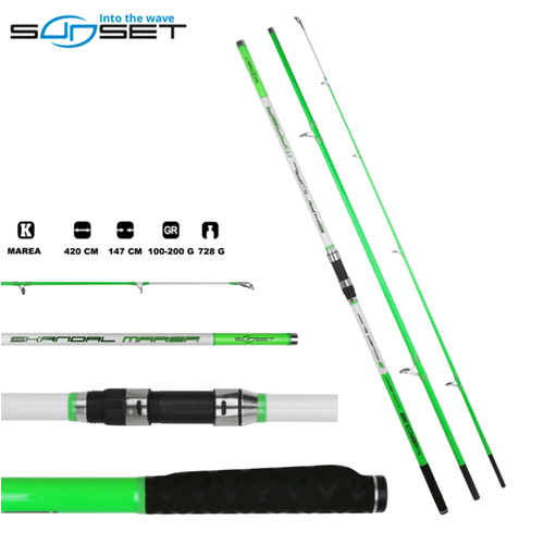 Sunset Skandal Marea Power MN 420cm 100-200gr Surf Kamışı