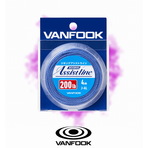 Vanfook J-AL Jigging Assist Line Mavi Kevlar İp