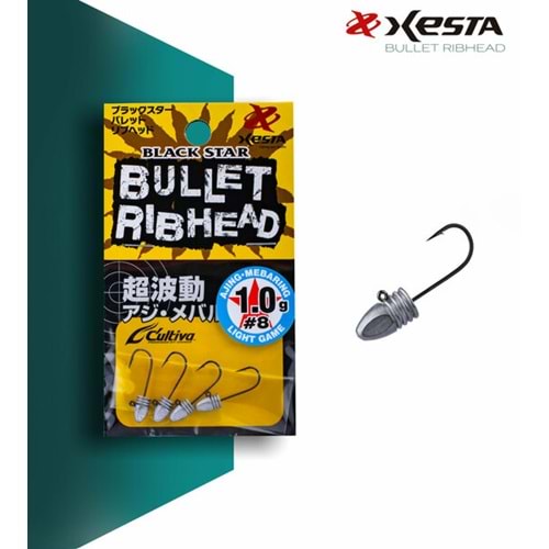 XESTA BULLET RIBHEAD JIG HEAD