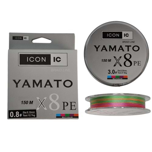 ICON-IC Yamato 150m X8 Multicolor İp Misina
