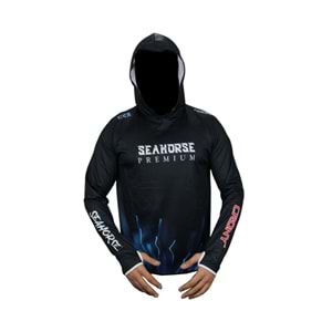 Sea Horse Special Angler Uv T-Shirt Blue Bolt - S