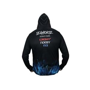 Sea Horse Special Angler Uv T-Shirt Blue Bolt - XL