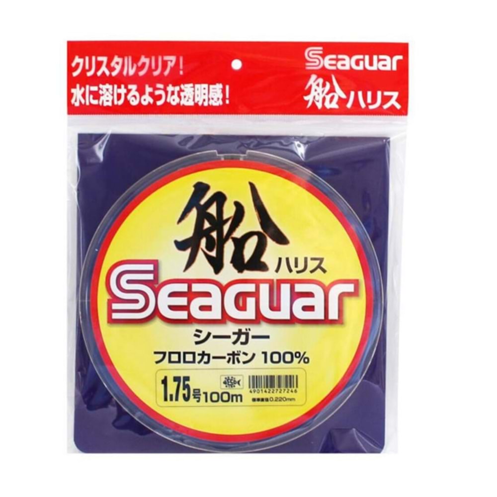 Seaguar Fune Harisu %100 Fluoro Carbon Misina 100mt