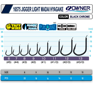 Cultiva 16575 Jigger Light Madai Hayagake Olta İğnesi - 11