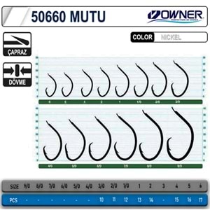 Owner 50660 Mutu White İğne