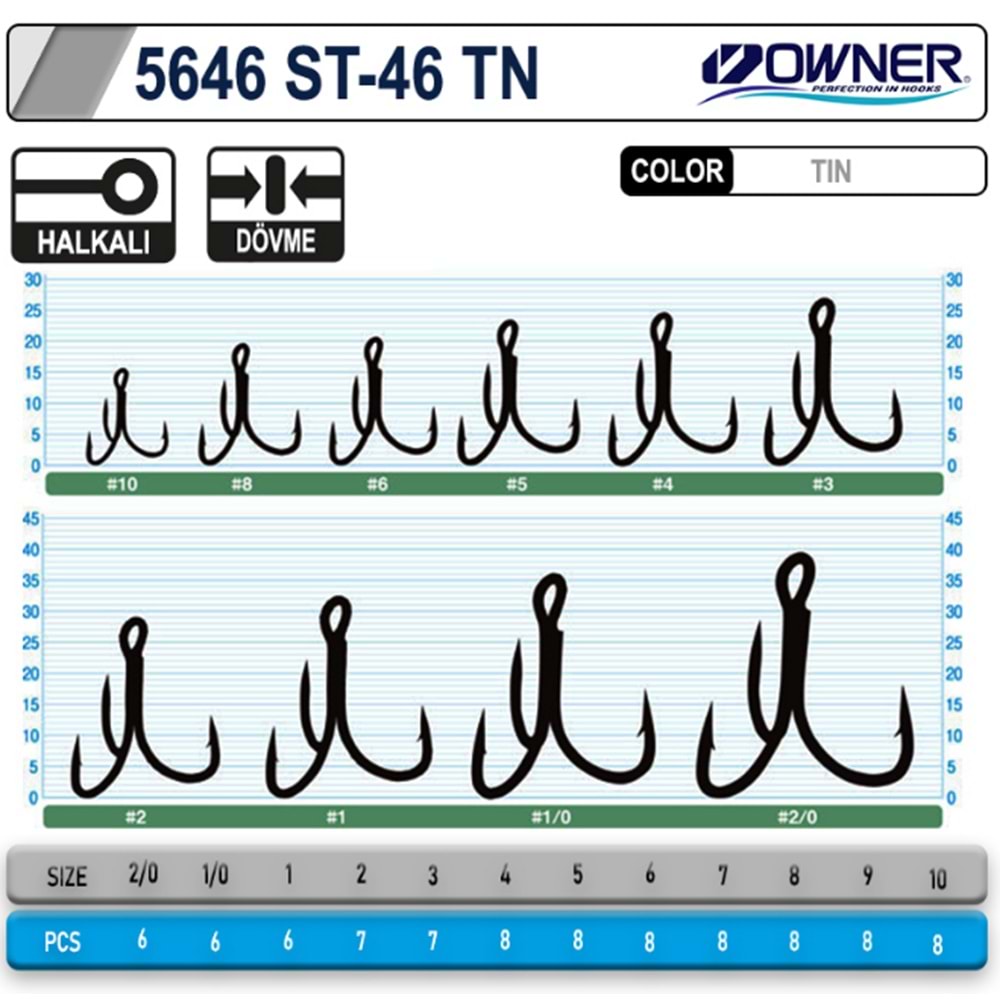 Owner 5646 St-46tn Tin Çarpma İğne
