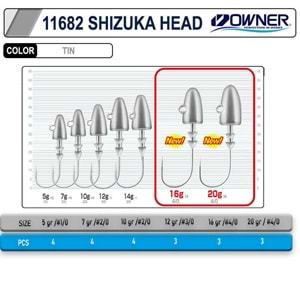 Cultiva 11682 Shizuka Jig Head - 14GR