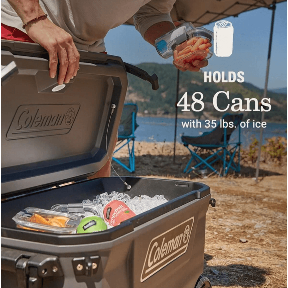 Coleman Convoy Wheeled 65QT Tekerlekli Buzluk 61.5lt Dark Storm