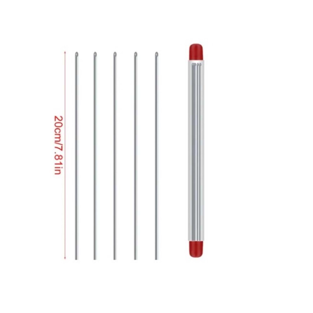 Captain 7657 Yem Şişi 1mm Canlı Yem Takmak İçin 25cm İnox Şiş 5li Paket