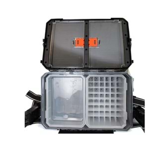 Captain 7212 Profesyonel Spin Takım Çantası ve Kamış Tutucu 42x25x28cm