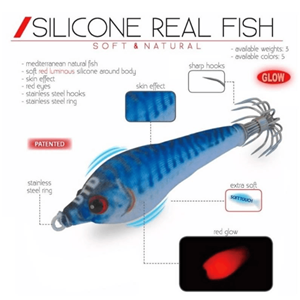 Dtd Silicone Real Fish 45gr Kalamar Zokası