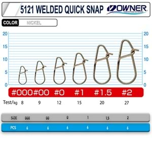 Owner 5121 Welded Quick Snap -00